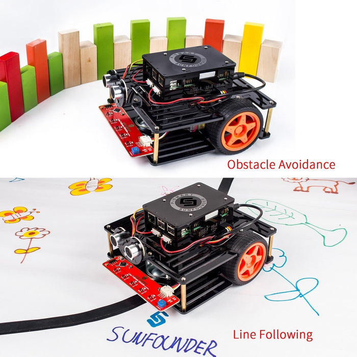 Raspberry Pi Smart Robot Car Kit (Pi is included)