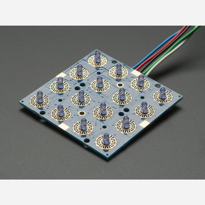 Adafruit Trellis Monochrome Driver PCB for 4x4 Keypad  3mm LEDs