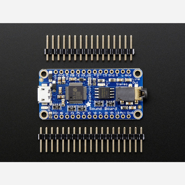 Adafruit Audio FX Sound Board - WAV/OGG Trigger - 16MB storage - Headphone out only