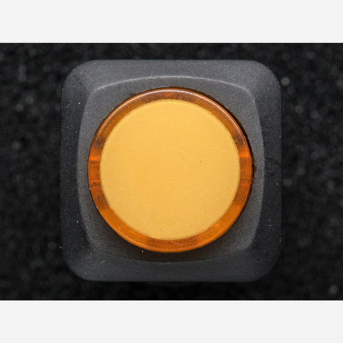 16mm Illuminated Pushbutton - Yellow Momentary