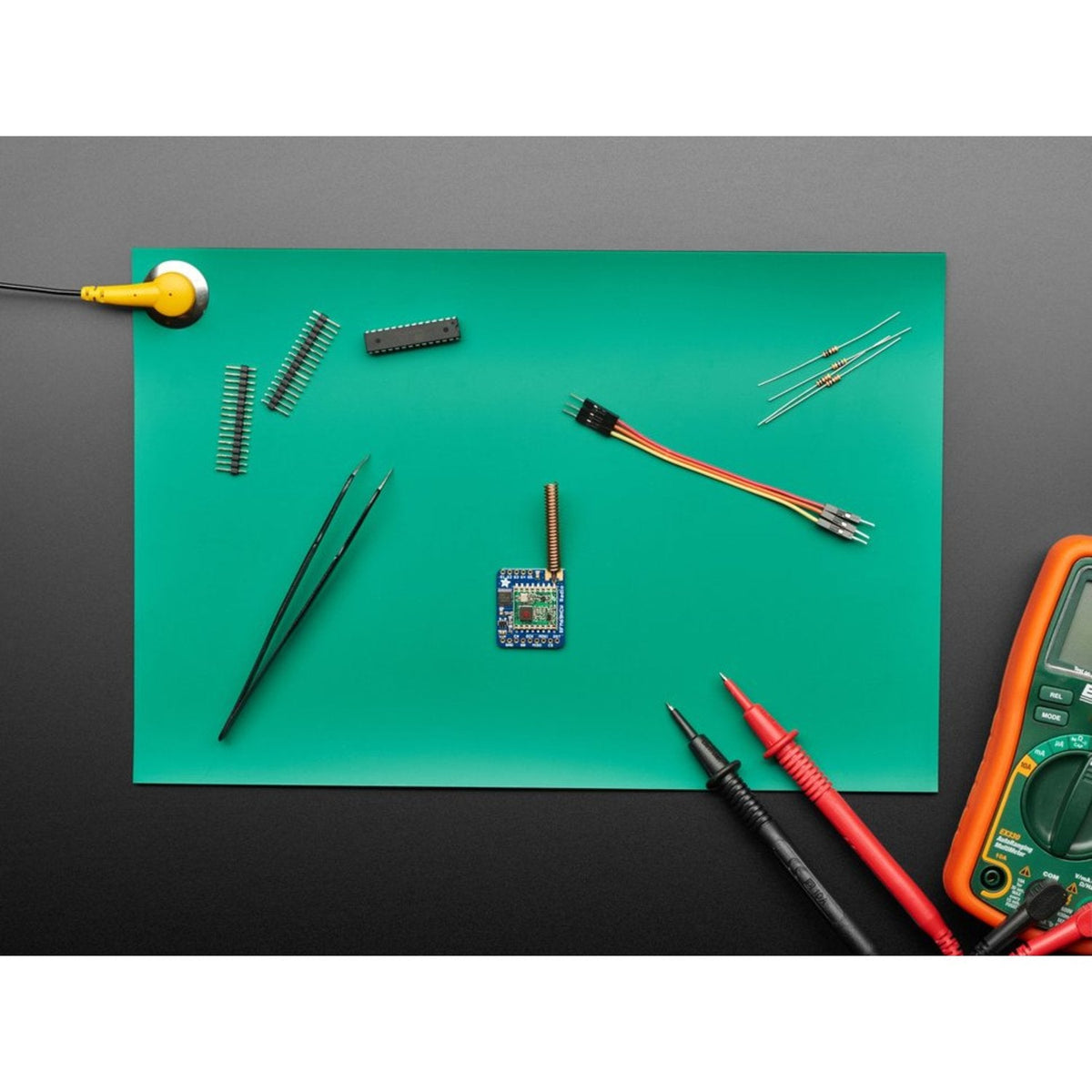 Anti-Static ESD Rework Mat with Grounding Clip - A4 Size - 20cm x 30cm ...