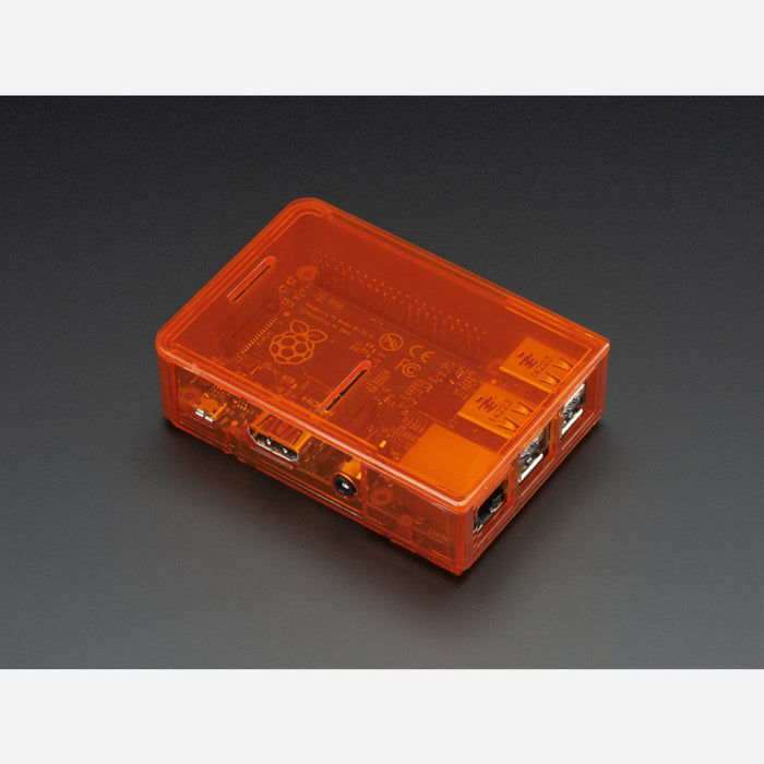 Pi Model B+ / Pi 2 / Pi 3 Case Base - Orange