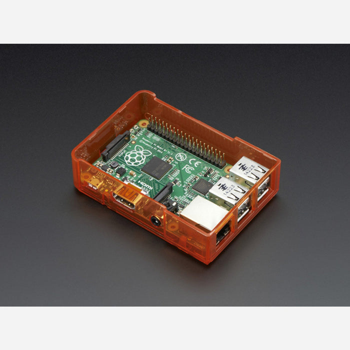 Pi Model B+ / Pi 2 / Pi 3 Case Base - Orange