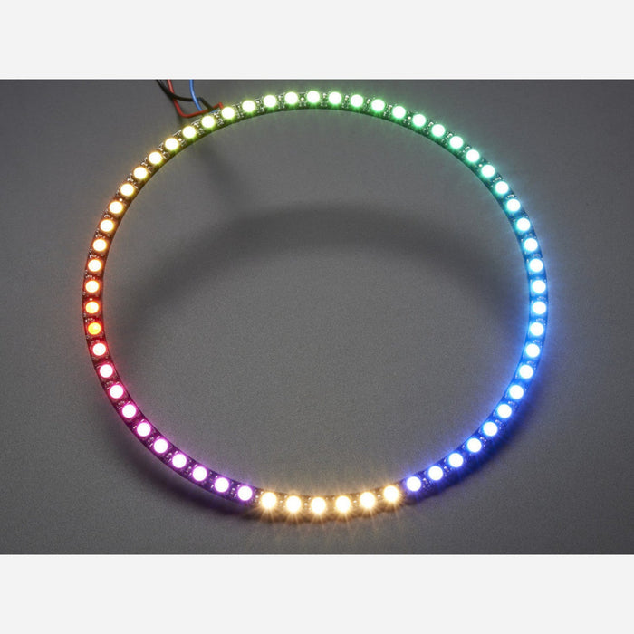 NeoPixel 1/4 60 Ring - 5050 RGBW LED w/ Integrated Drivers [Warm White - ~3000K]