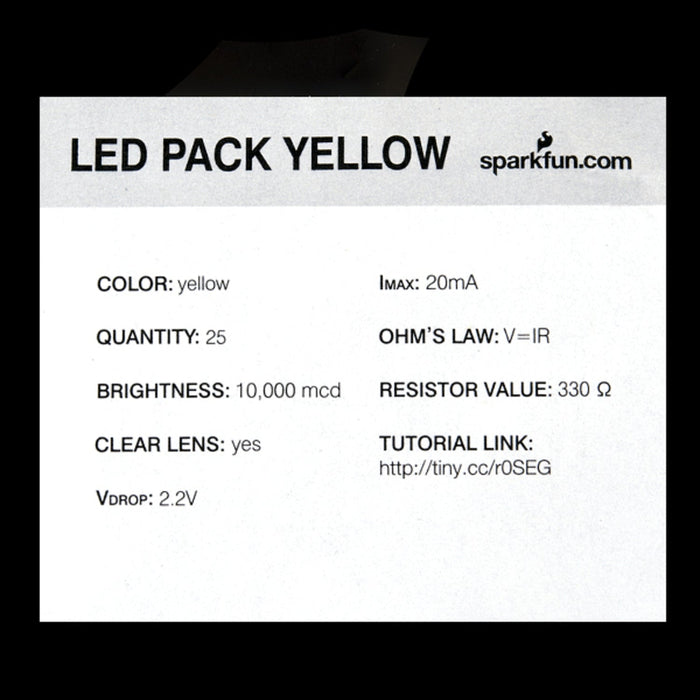 LED - Super Bright Yellow (25 pack)