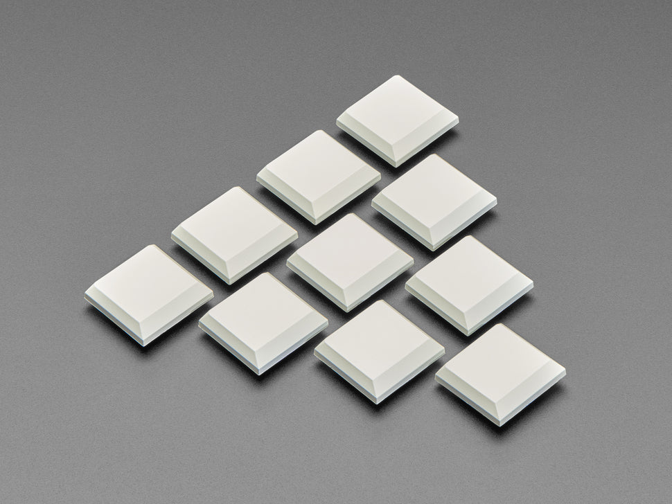 Kailh CHOC Slim Key Caps Milky White 10 pack — Little Bird