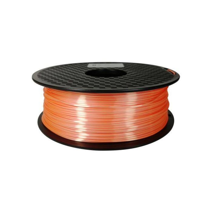 Silk-Like PLA Filament 1.75mm, 1Kg Roll - Orange
