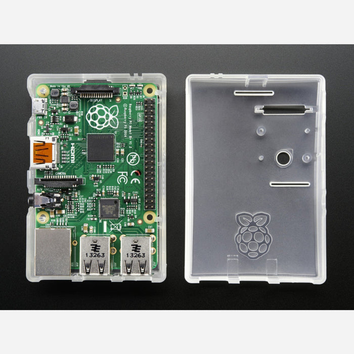 Raspberry Pi B+ / Pi 2 / Pi 3 Frosted White Enclosure