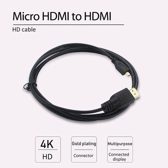 Micro HDMI to HDMI HD Video Cable for Raspberry Pi 4