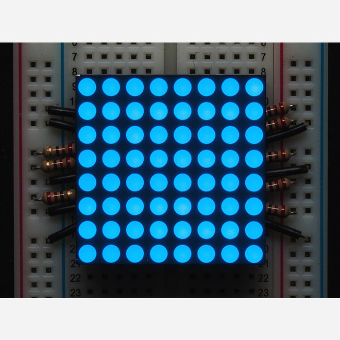 Small 1.2 8x8 Ultra Bright Blue LED Matrix [KWM-30881CBB]