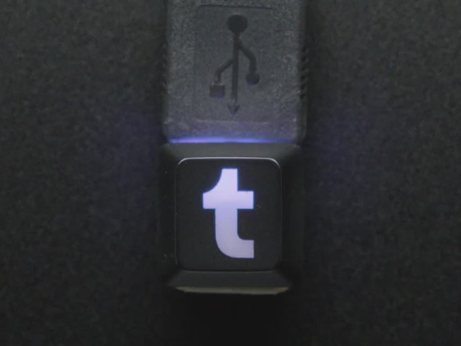 Tumblr Etched R4 Keycap for MX Compatible Switches