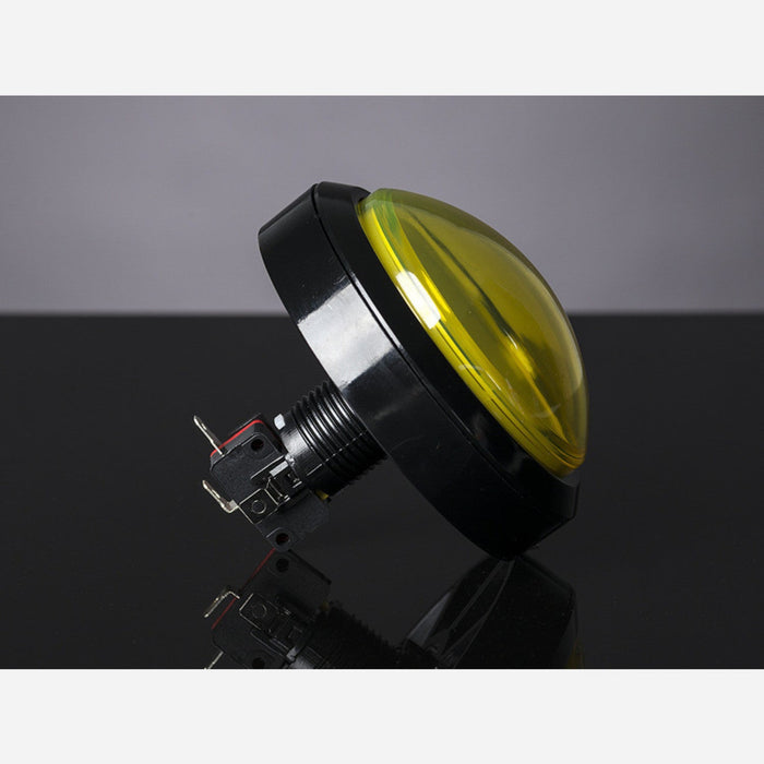 Massive Arcade Button with LED - 100mm Yellow