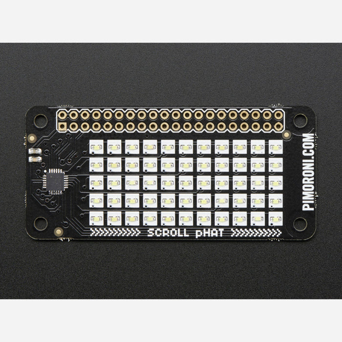 Pimoroni Scroll pHAT - 11x5 LED Matrix for Raspberry Pi Zero