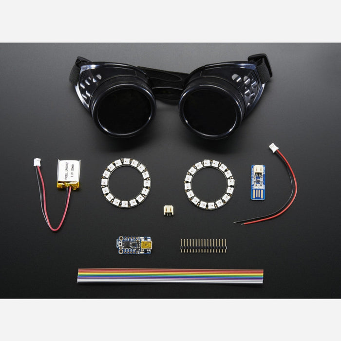 Trinket-Powered NeoPixel Goggle Kit Pack
