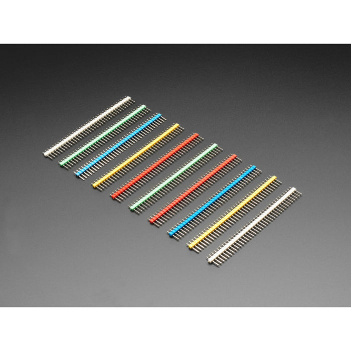Break-away 0.1 36-pin strip male header - Various Colors