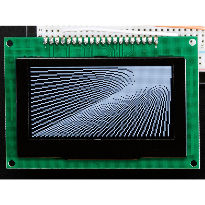 Monochrome 2.7 128x64 OLED Graphic Display Module Kit