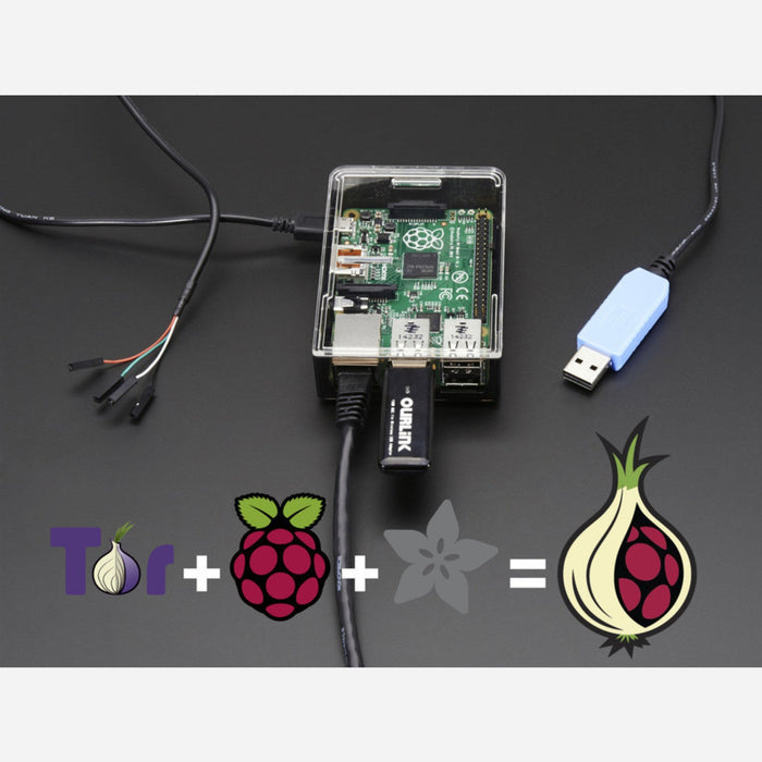 Onion Pi Pack w/ WiFi Module - Make a Raspberry Pi B+ Tor Proxy