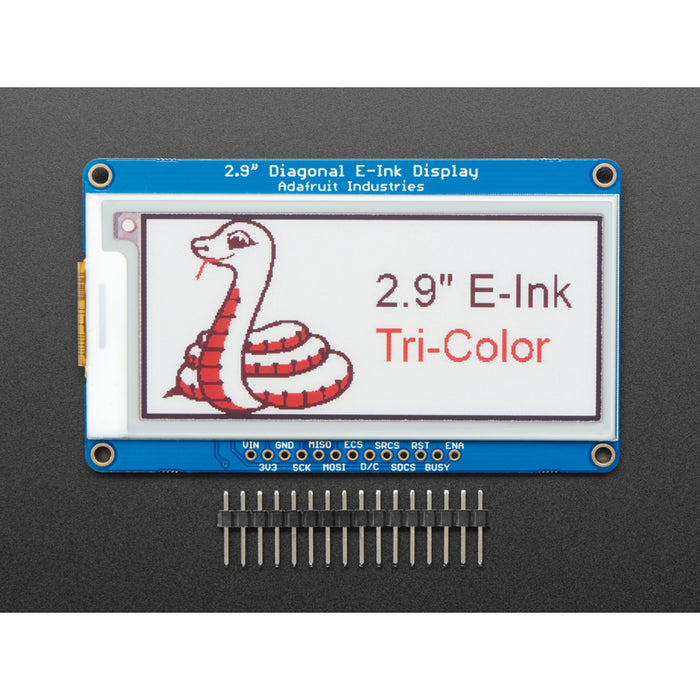 Adafruit 2.9 Red/Black/White eInk Display Breakout - THINK INK