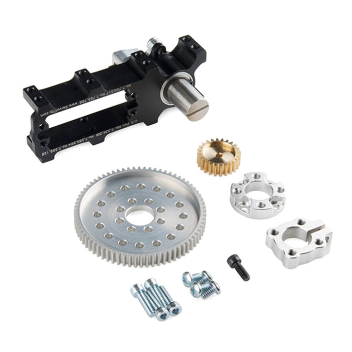 Channel Mount Gearbox Kit - 360° Rotation (3.8:1 Ratio)