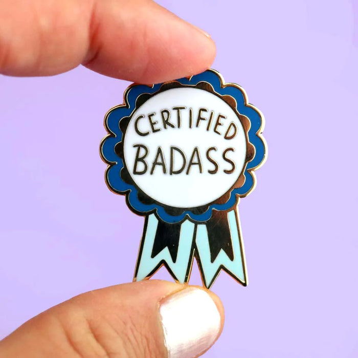Certified Badass Lapel Pin
