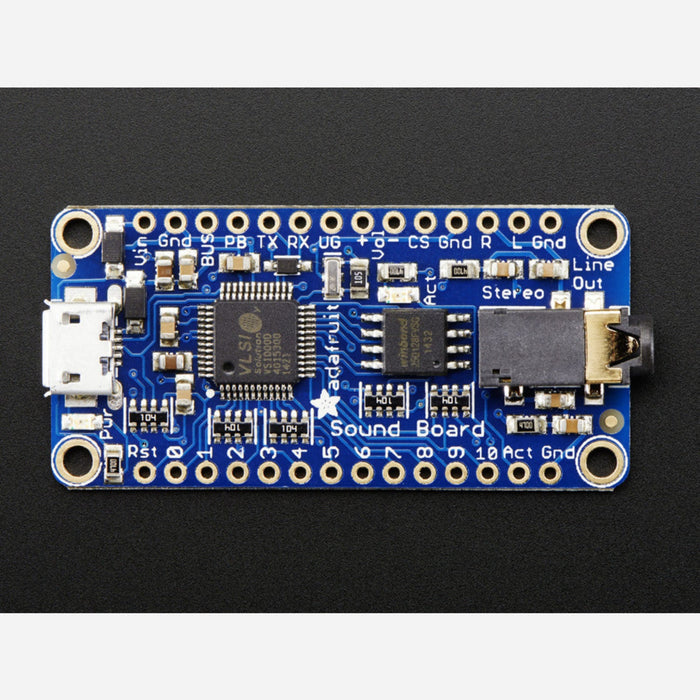 Adafruit Audio FX Sound Board - WAV/OGG Trigger - 16MB storage - Headphone out only