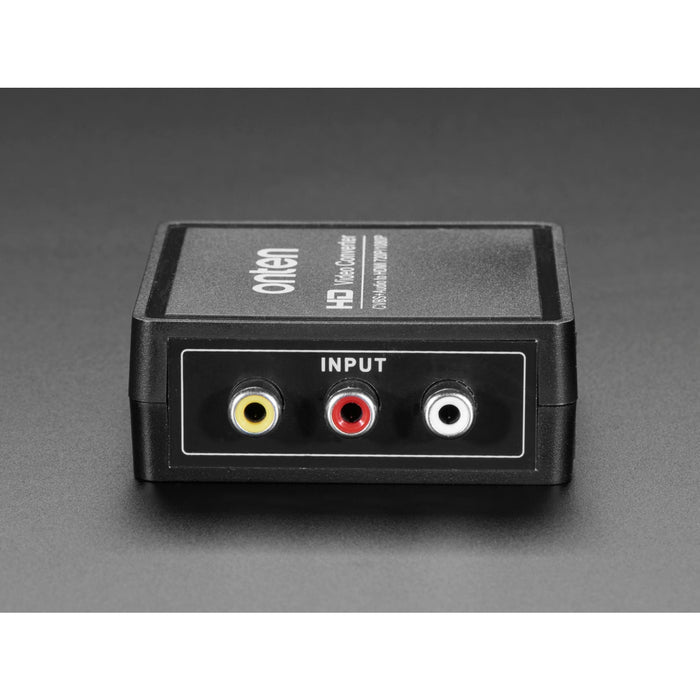 AV (NTSC or PAL) to HDMI (720p or 1080p) Video and Audio Adapter