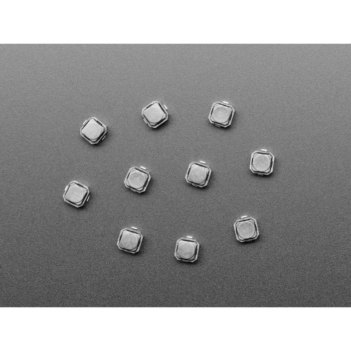 Mini Soft Touch Push-button Switches (6mm square) x 10 pack