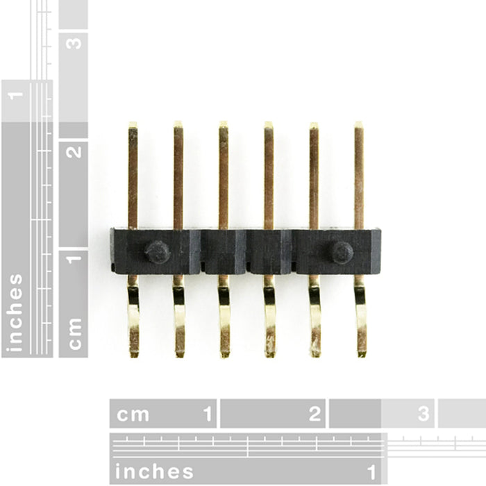 Header - 6-pin Male (SMD, 0.1, Right Angle)