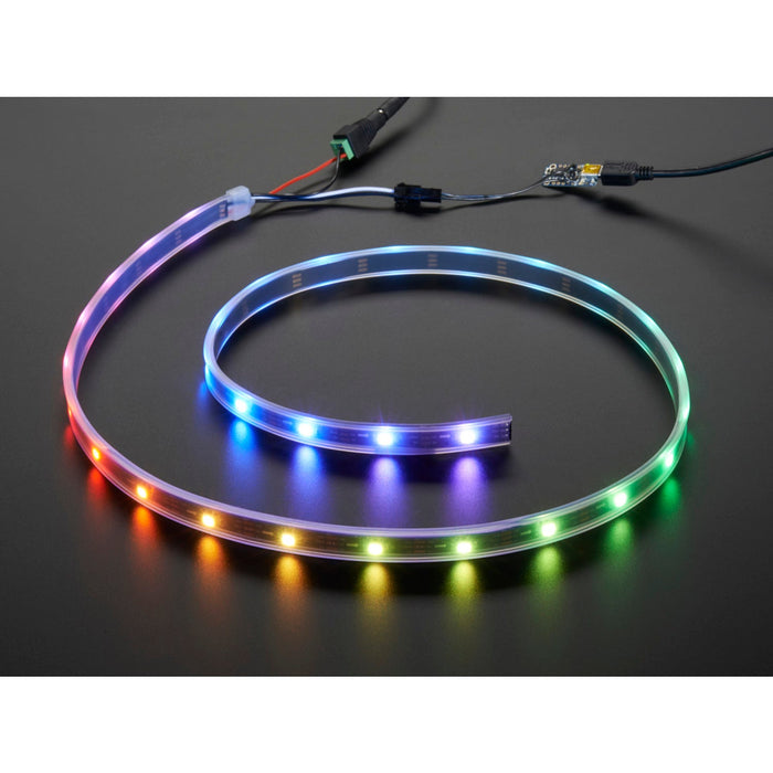 Adafruit NeoPixel LED Strip Starter Pack - 30 LED meter - Black