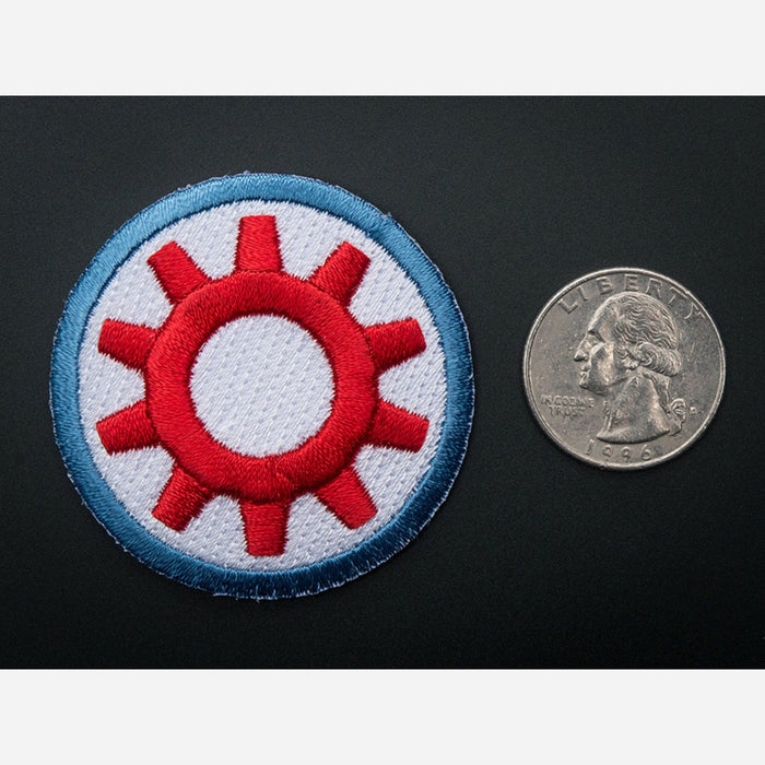 TechShop - Badge, iron-on patch