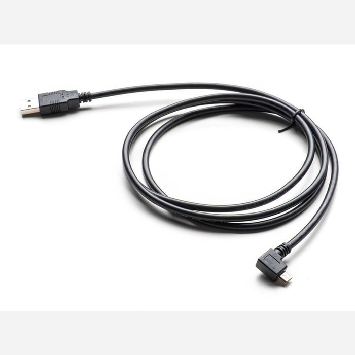 Right Angle USB cable - A/MicroB