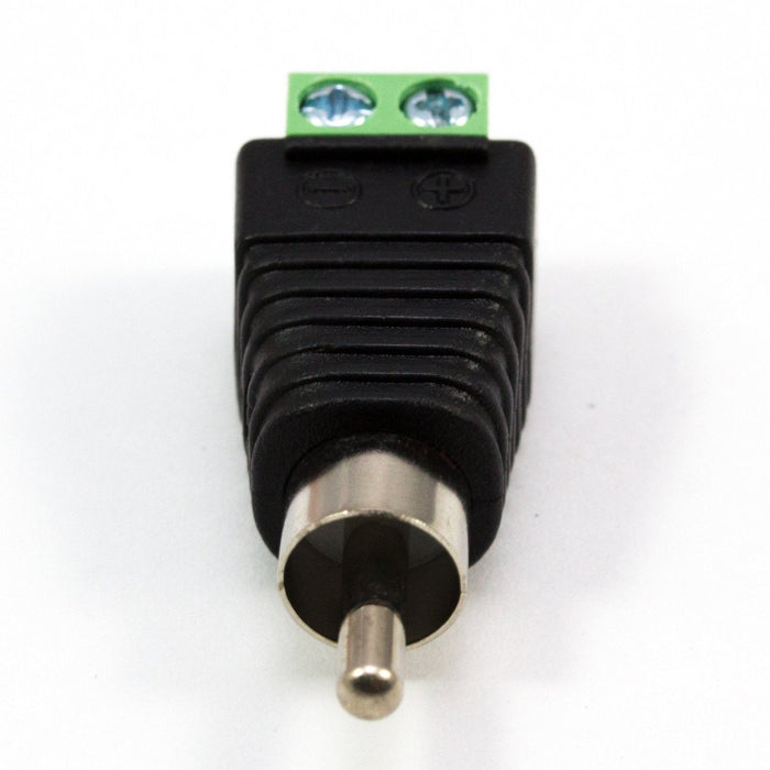 RCA to Screw Terminal Adaptor