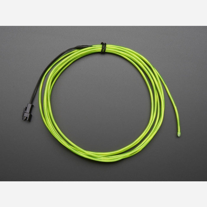High Brightness Green Electroluminescent (EL) Wire - 2.5 meters [High brightness, long life]