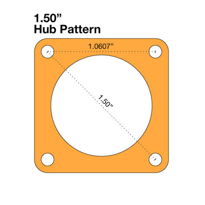 Hub Adapter - 1.50 to 0.77