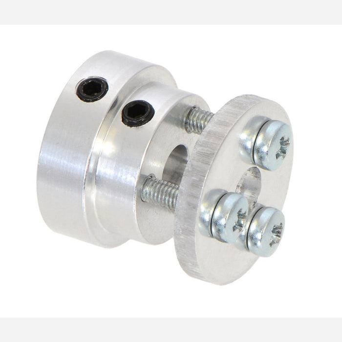 Pololu Aluminum Scooter Wheel Adapter for 1/4 Shaft