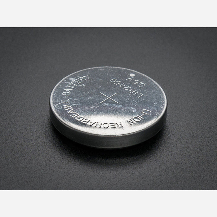Lithium Ion Rechargable Coin Cell Battery - LIR2450