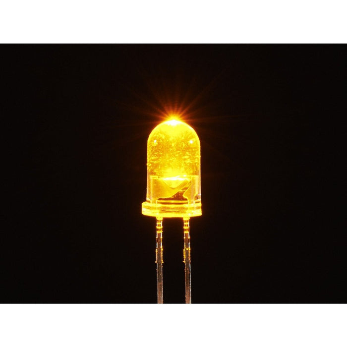 Super Bright Yellow 5mm LED (25 pack)