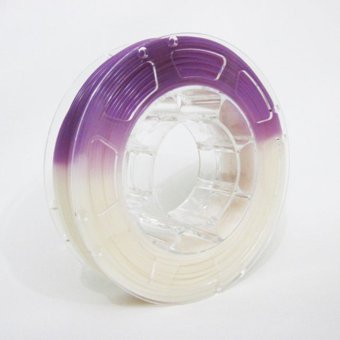PLA Filament 1.75mm, 1Kg Roll - UV Change to Purple