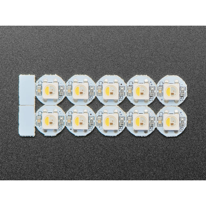 NeoPixel RGBW Mini Button PCB - Pack of 10