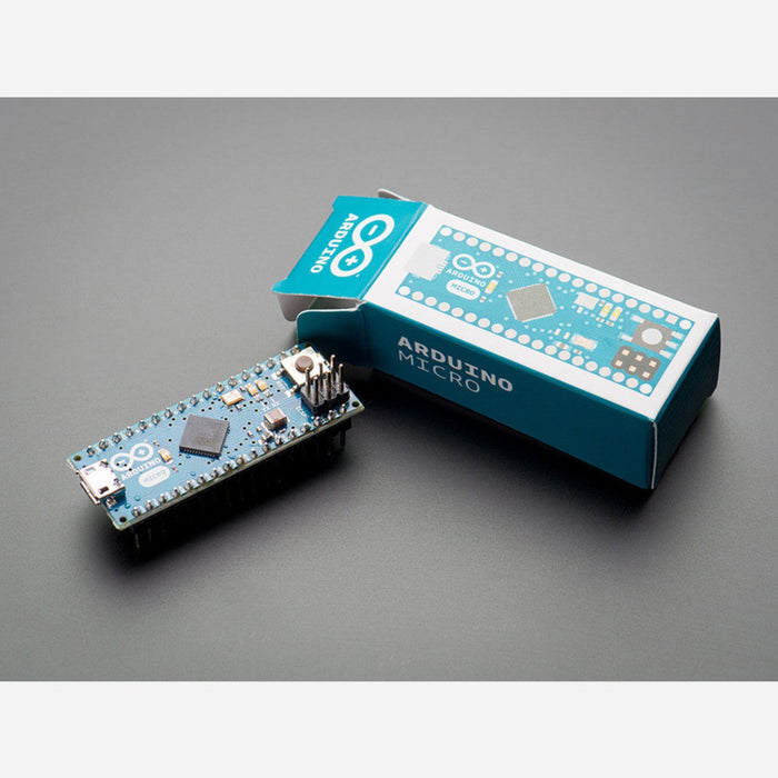 Arduino Micro with Headers - 5V 16MHz - (ATmega32u4 - assembled)