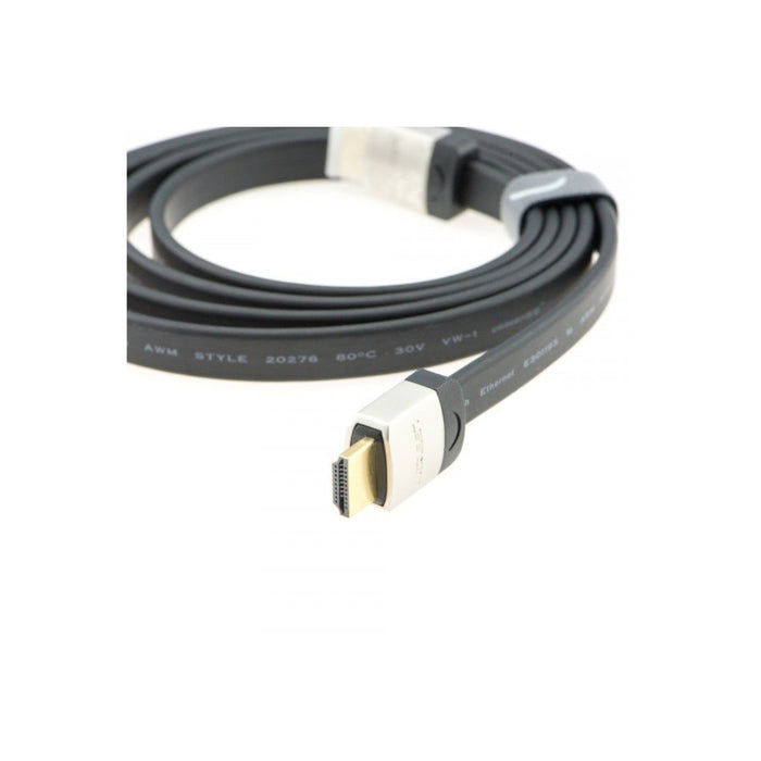 Flat High Speed HDMI Cable (1.5M, Gold Plated)