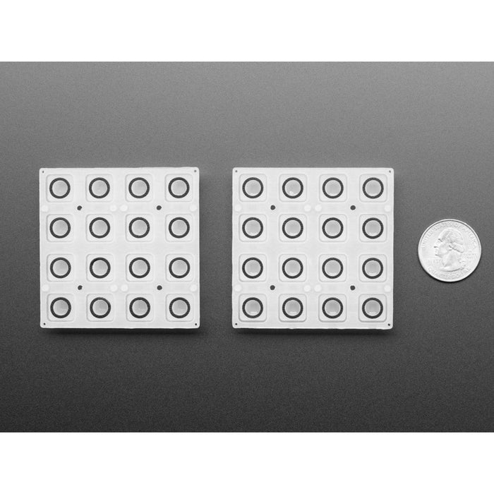 Silicone Elastomer 4x4 Button Keypad - 2 Pack