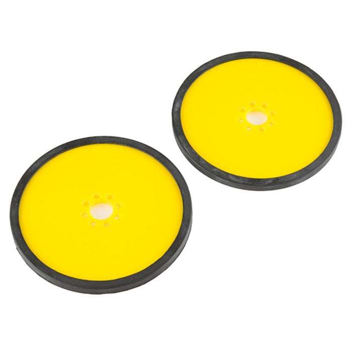 Precision Disc Wheel - 4 (Yellow, 2 Pack)