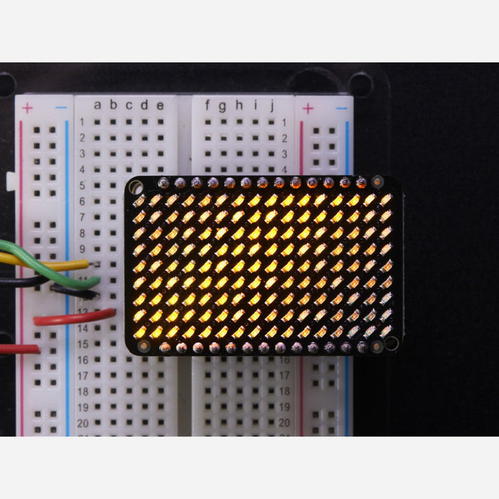 Adafruit LED Charlieplexed Matrix - 9x16 LEDs - Yellow