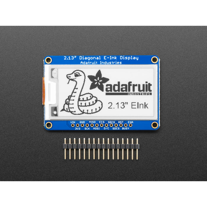 Adafruit 2.13 Monochrome eInk / ePaper Display with SRAM - 250x122 Monochrome