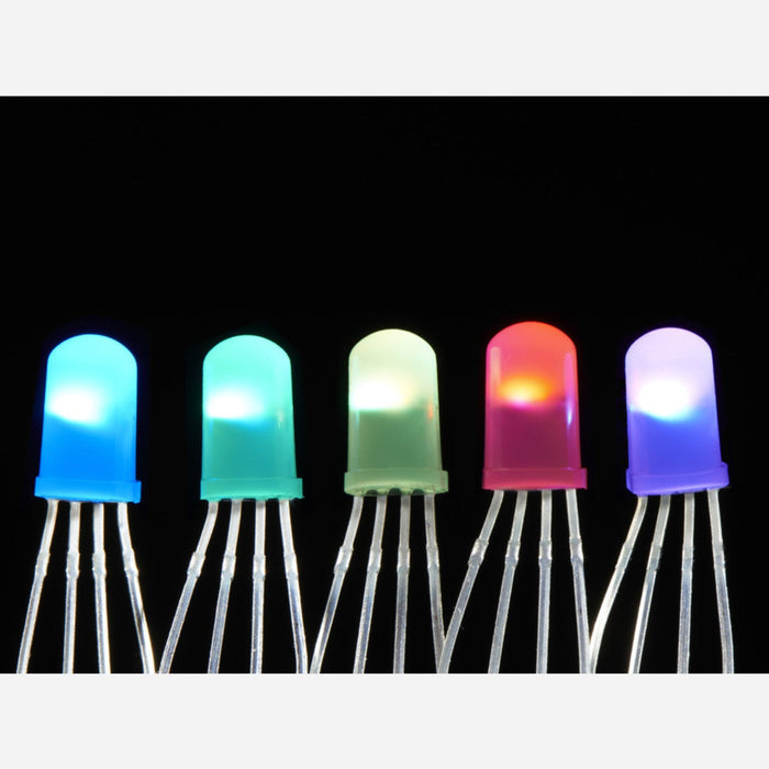 NeoPixel Diffused 5mm Through-Hole LED - 5 Pack