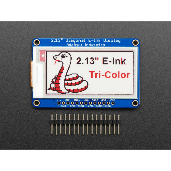 Adafruit 2.13 Tri-Color eInk / ePaper Display with SRAM - Red Black White