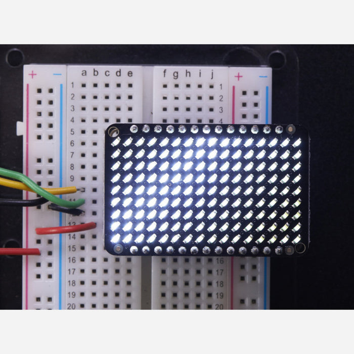 Adafruit LED Charlieplexed Matrix - 9x16 LEDs - White