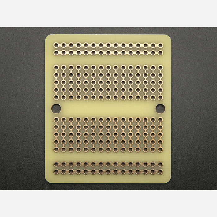 Adafruit Perma-Proto Quarter-sized Breadboard PCB - Single
