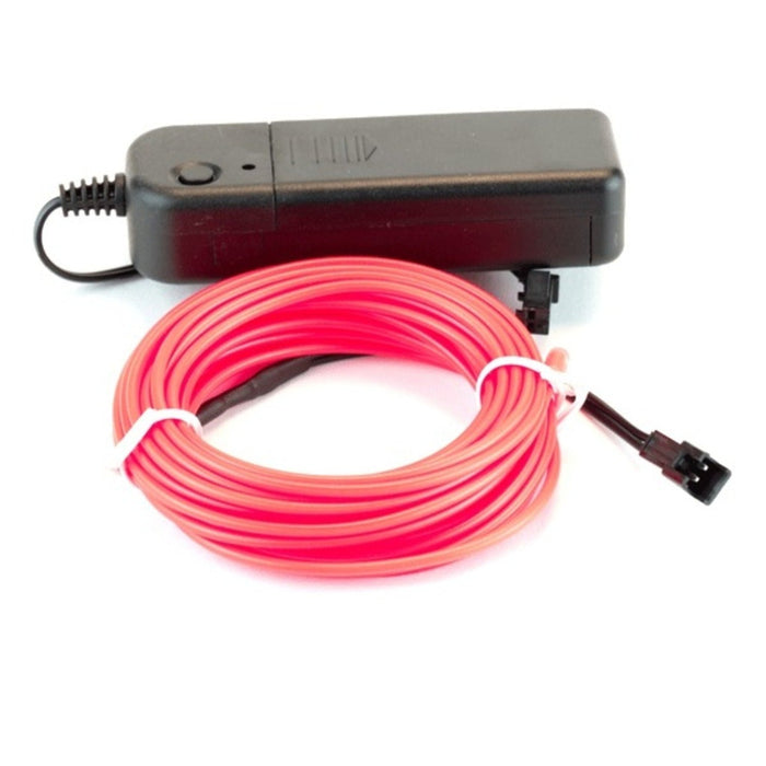 EL Wire - Red 5m With Inverter